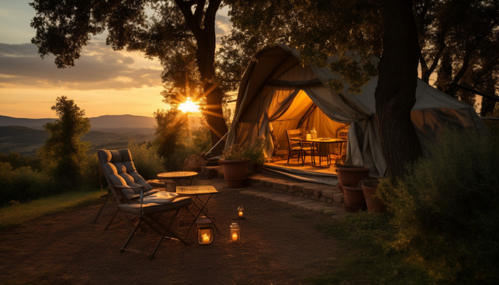 Il fascino del glamping tra le colline toscane